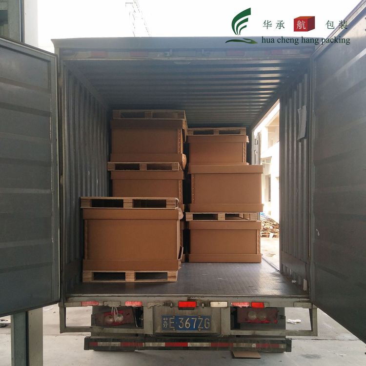AAA美卡汽车零部件包装 重型纸箱与木托盘组合方案助力高效货物运输打包